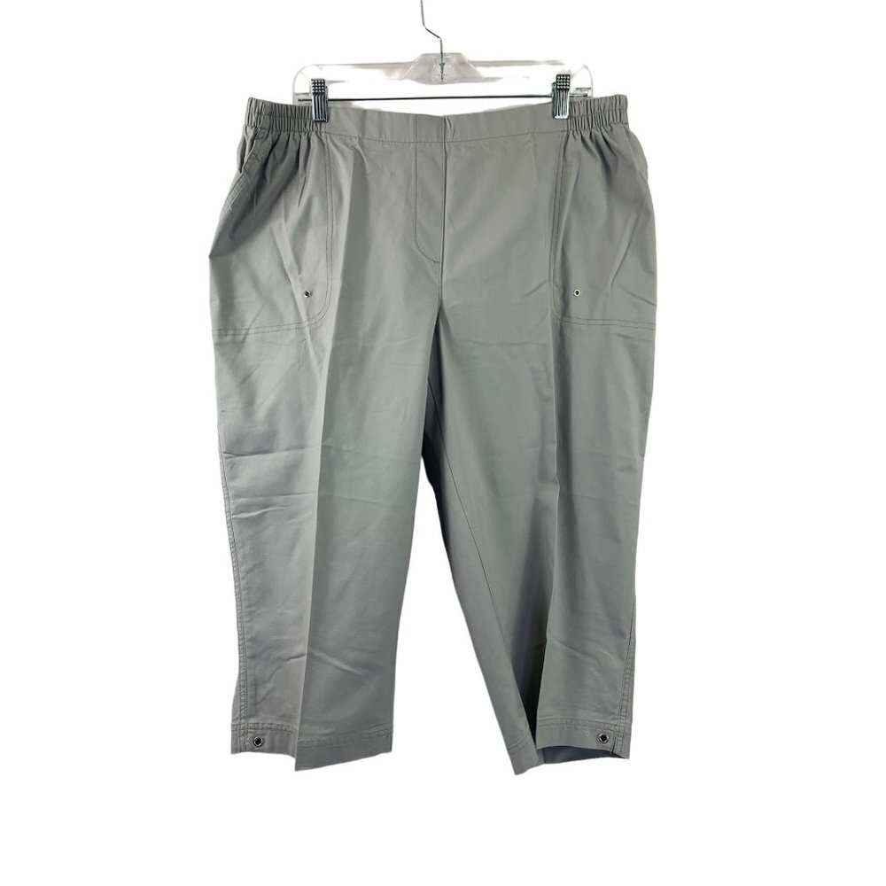 Allison Daley Women’s Light Grey Capris